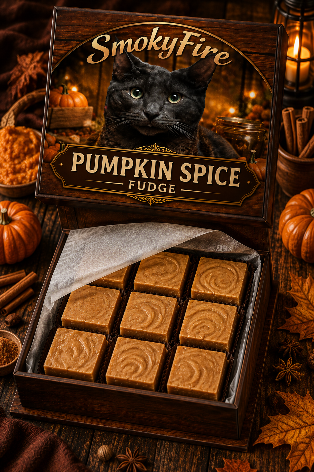 Pumpkin Spice Fudge